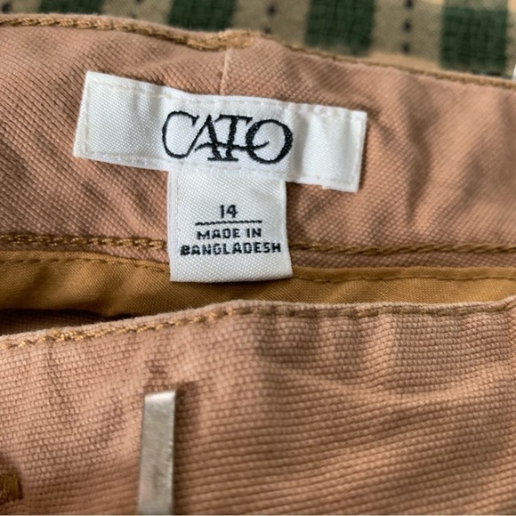 New Cato womens Contemparary Pants Size 14 Lower Rise Slim Thigh Belted BNWT - Picture 3 of 6